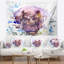 Tapisserie aquarelle hippopotame Animal-28483210