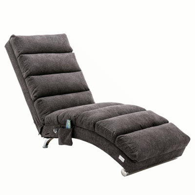 Massage Chaise Lounge Indoor With Remote Control,Ergonomic Electric Massage Long Lounger With 5 Modes For Office, Living Room,Bedroom