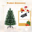 Lighted Artificial Christmas Tree