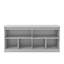 Buffet viennois de 62 po en blanc