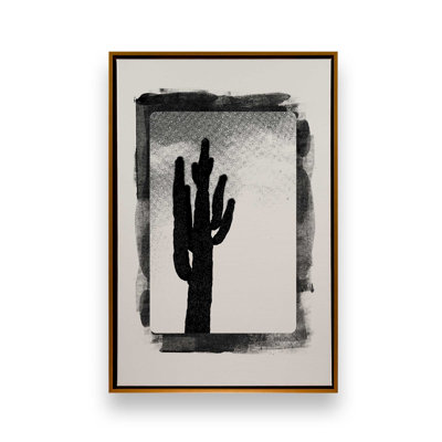 Monochrome Western Cards II Canvas Print