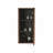 Striped Walnut Bathroom Floating Side Cabinet, Wall-Mounted Storage Cabinet For Small Spaces, Pre-Assembled-1743370540