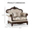 Fauteuil capitonné l 48,5 po Barbato-912411236