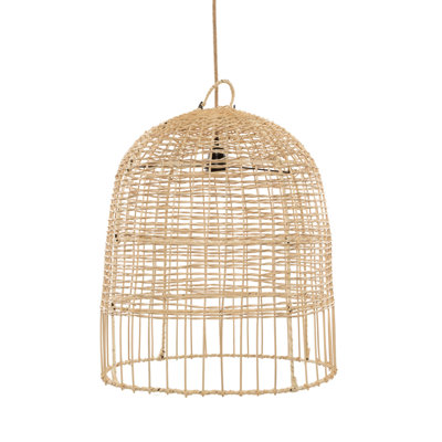 55cm H Rattan Novelty Lamp Shade ( Uno ) in Natural