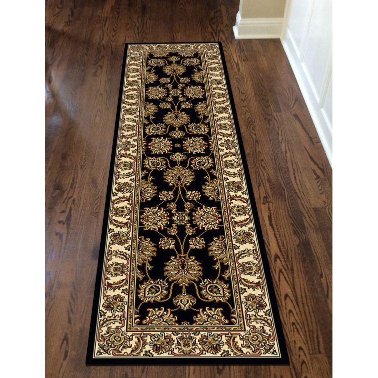 Tapis oriental noir Jordan