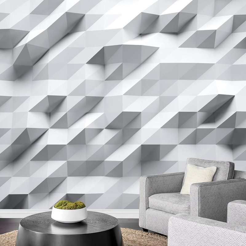 Panneau de formes géométriques, L 100 po x l 144 po