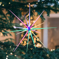 Small/Large Christmas Outdoor Decor, 50leds Light-Up 2D Metal