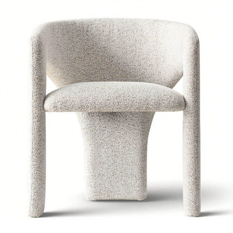 Chaise rembourrée moderne avec accoudoirs