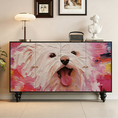 Simple modern universal sideboard cabinet