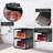 Stackable Large Shoe Containers Shoe Storage Box with Hard Plastic Drop Front for Sneakers-74057953