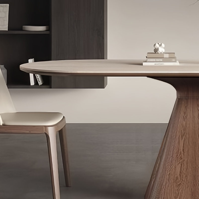 Modern minimalist style dining table, 29.53" H x 55.12" L x 31.5" W