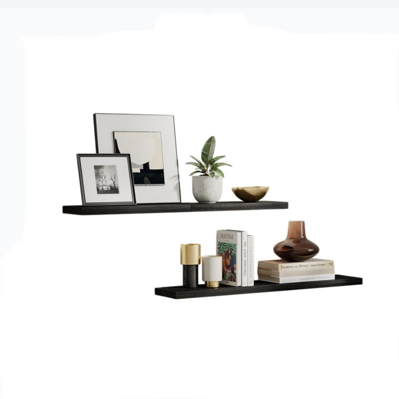 4 Piece Wood, Black