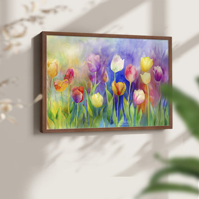 Floral Series-CXXIX -Framed Print - Restickable