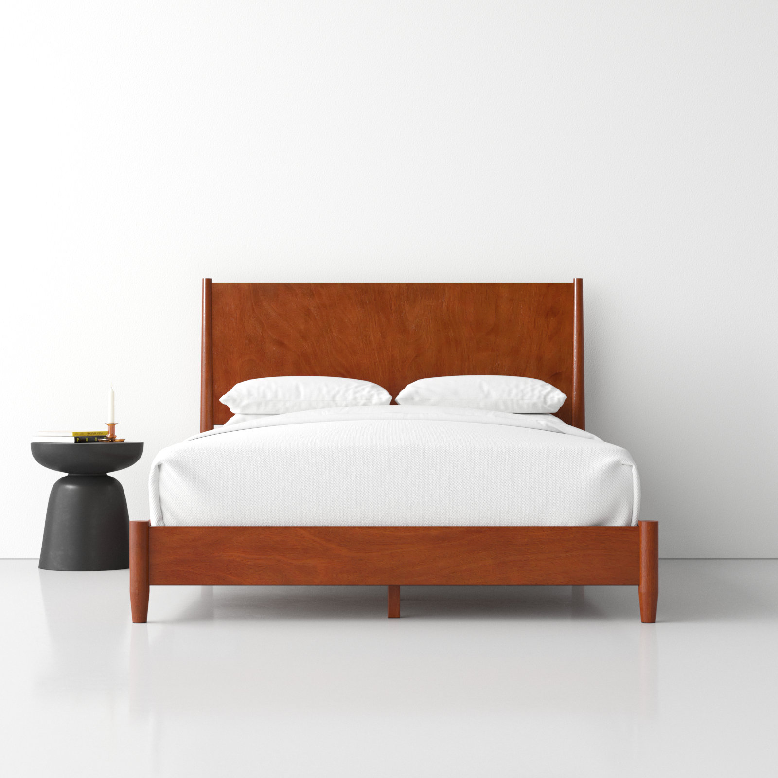 Williams Low-Profile Bed, Chestnut, Full