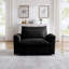Fauteuil d'appoint à assise profonde avec coussin de taille profond, idéal pour se détendre et ajouter du style à tout espace intérieur