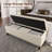 Madalie Faux Leather Upholstered Storage Bench-926094615
