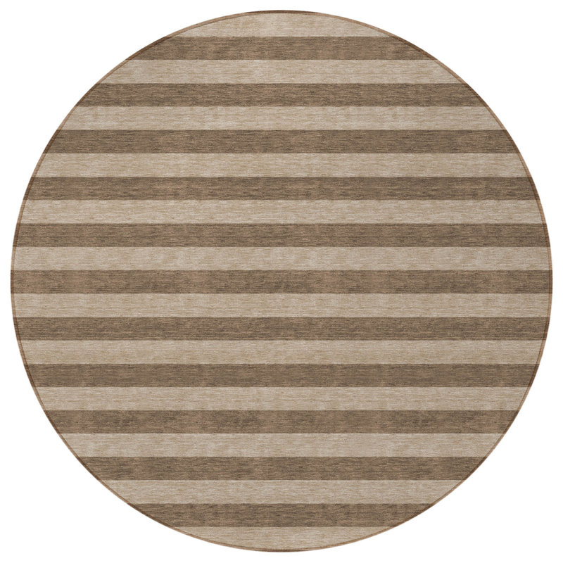 Tapis d'intérieur rond 8 po