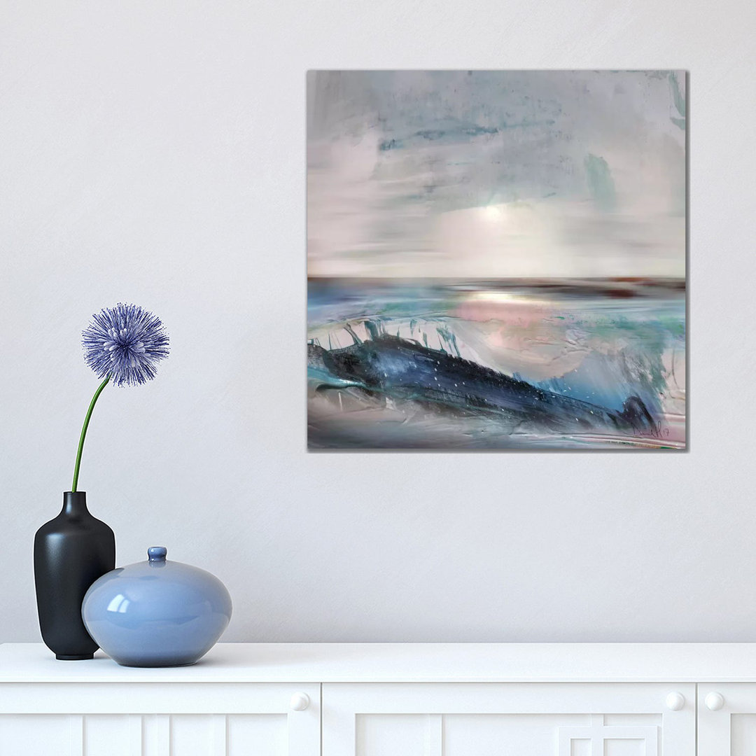 Beach by Dan Hobday - Wrapped Canvas Painting