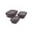 Durable 6-Piece Storage Box Set, Red & Anthracite | BPA-Free Plastic, Sizes: 5.5 x 8.0 x 2.6 in (2 pcs), 4.7 x 6.5 x 2.2 in (2 pcs), 3.9 x 5.5 x 1.8 in (2 pcs) | Dishwasher Safe, Perfect for Organizing Home & Office Spaces