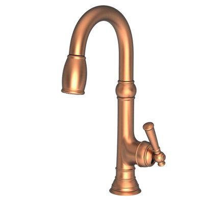 Jacobean Single Handle Pull Down Bar Faucet