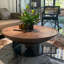 Table basse moderne en bois 39,37 po sans assemblage requis pour le salon