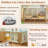 Corvese 42.5" W Manufactured Wood Double Cat Litter Box Enclosure with Scratching Pad-779342308