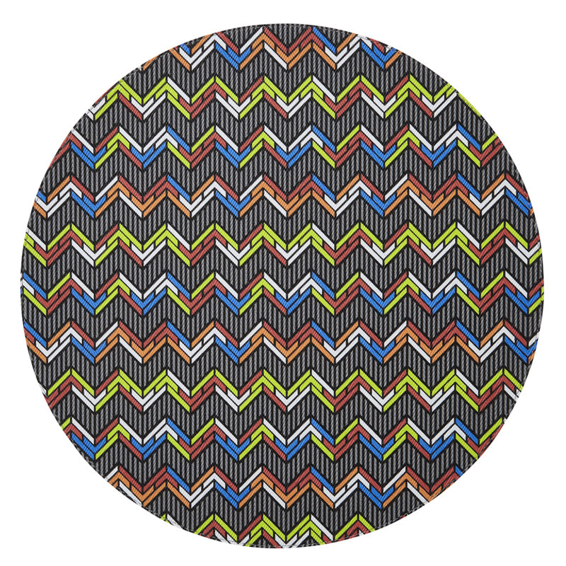 Cabo Vinyl Chevron Round Placemat