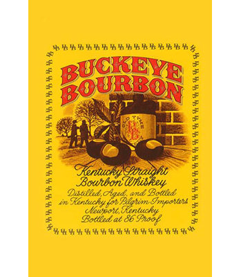 Bourbon buckeye-impression publicitaire