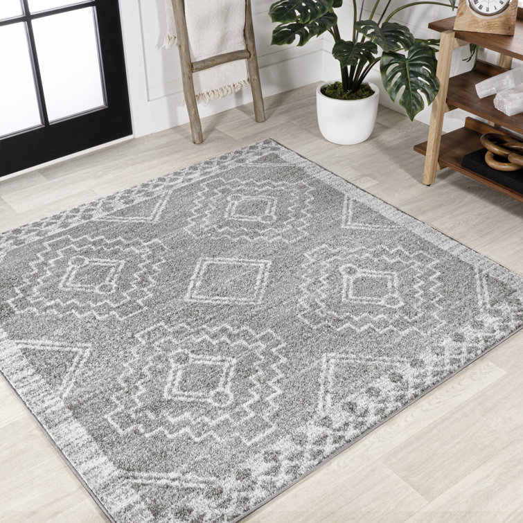 Amir Moroccan Beni Souk Gray/Cream Rug