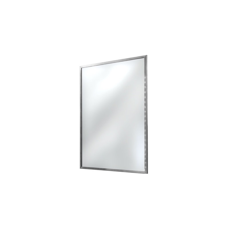 7AFFF4DA9C644738D17AC8F512D279C Miroir anti-vol avec cadre 18 po x 24 po - Acier inoxydable brossé