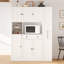 Armoire de cuisine haute avec huche et étagère à épices Isildo-115330386