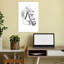 Croquis de tête de cheval noble, portrait de cheval contemporain, impression d'art mural-2037934048