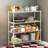 Multi Purpose Metal Storage Rack, Sturdy 4 Tier Adjustable Metal Wire Shelving Unit – Heavy Duty Storage Shelves, Robust & Practical Organizer Rack For Laundry Room, Bathroom, Kitchen & Small Spaces-837568971-837568968