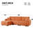 Modular Sectional Sofa With Movable Ottoman