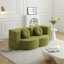 Le canapé-lit 2 en 1 pliant avec coussin se transforme facilement d'un canapé en lit simple pour des espaces de vie compacts.-129584115-129584117
