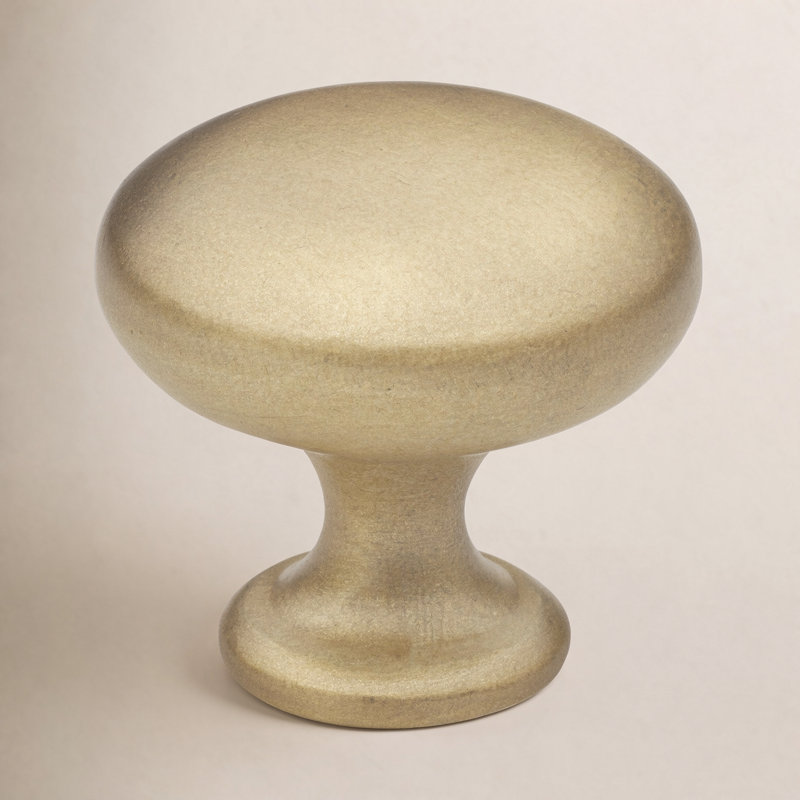 Bouton champignon, Or satiné