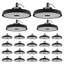 12 en 200 watts 5000 W à intensité variable intégrée UFO High Bay Light 32 000 lumens classé AC100-277V homologué DLC-121142012-121142014