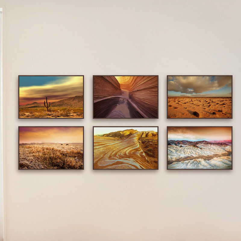 Reproduction de photo sur toile, "desert beauty", H 20 po x l 30 po x L 1,5 po