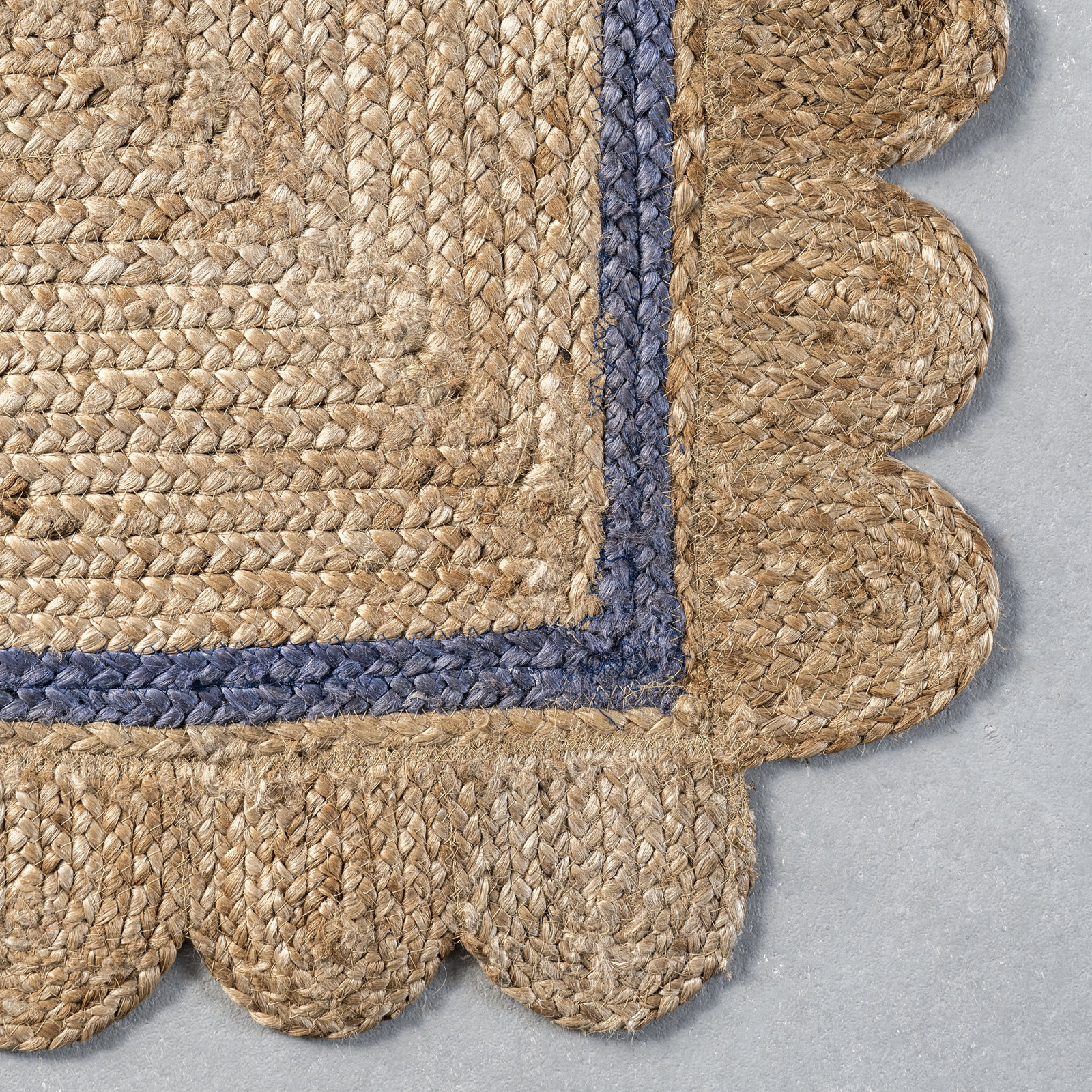 Hand-Braided Jute Rug, Rectangle 8' x 10'