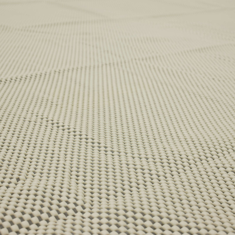 Ultra-Slim Non-Slip 8' x 10' White Rug Gripper Pad