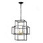 4-Light Metal Lantern Tiered Pendant Hanging Light Fixtures