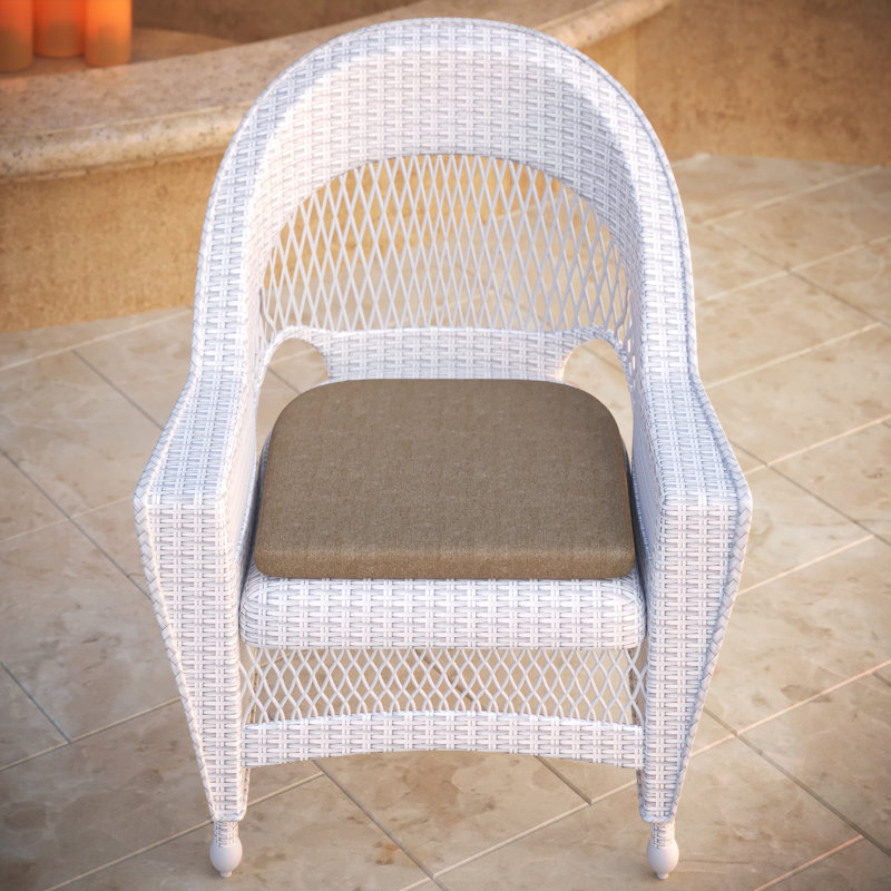 Sunbrella® Outdoor 2'' Lounge Chair Seat Cushion, Spectrum Mushroom Sunbrella® Plainweave