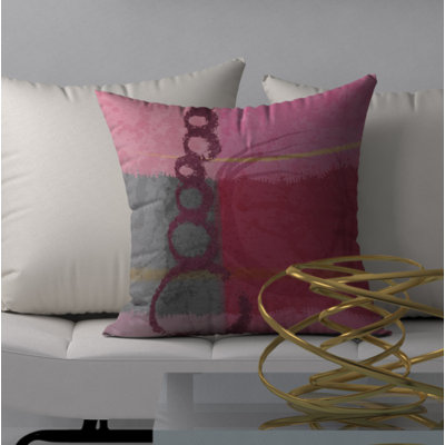  First Dazzling Square Pillow Cover & Insert