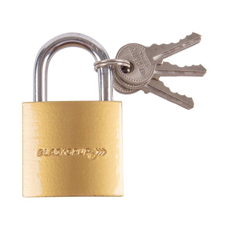 Iron Lock, 7 H x 11.5 W x 2 D cm