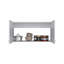 Armoire murale, deux tablettes, porte double
