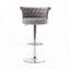 Ensemble de 2 tabourets de bar en velours-574597560