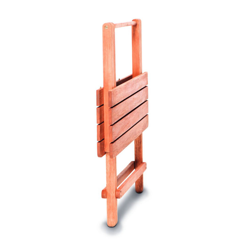Aanisha Rectangular Eucalyptus Outdoor Side Table , 90cm cm W 60cm cm D