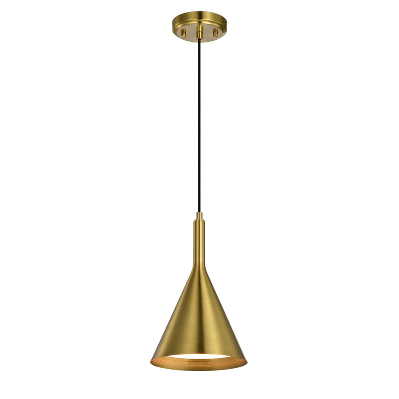 Luminaire suspendu de cuisine 1 lumière, Or