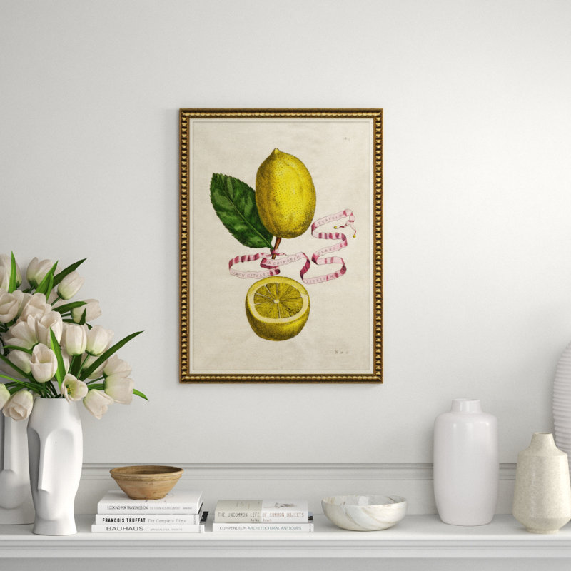 Lemons And Ribbons 1 Giclee Print