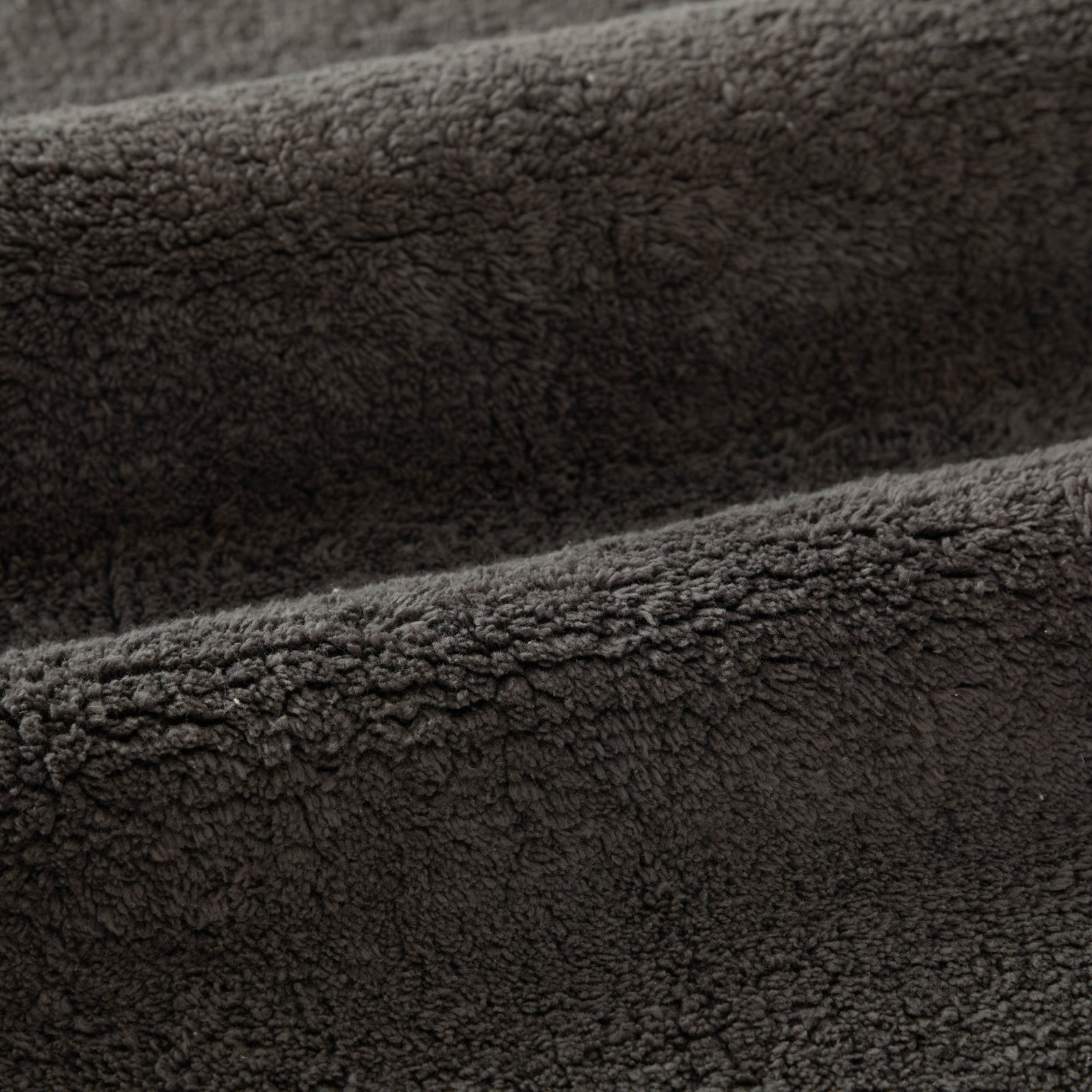 100% Cotton Reversible Dual-Texture Bath Mat, Gray, 24 in x 17 in